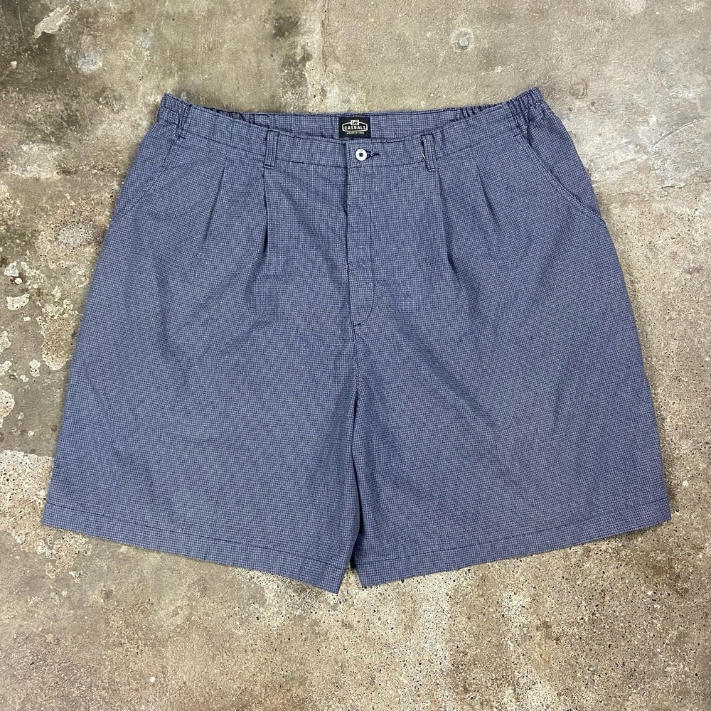 Vintage 90s Lee Casuals Wrinkle Free Shorts Women's Size 24 Gray Pleated Woven